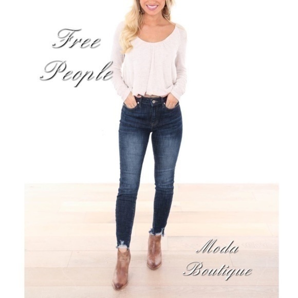 Free People Bondi Cropped Thermal - Picture 1 of 11